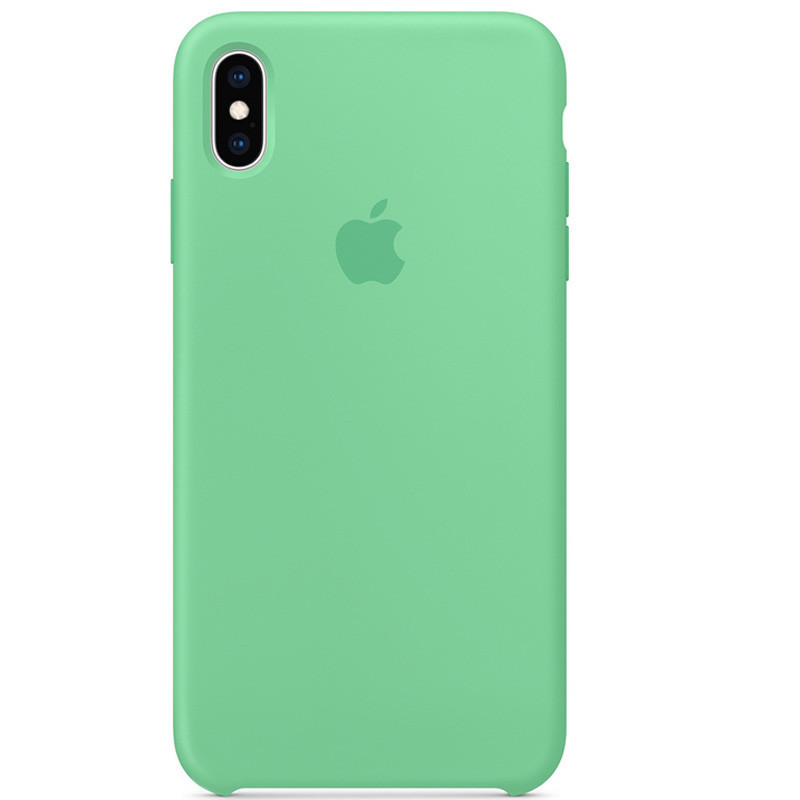 

Чехол Silicone Case (AA) для Apple iPhone XS Max (6.5"), Мятный / mint