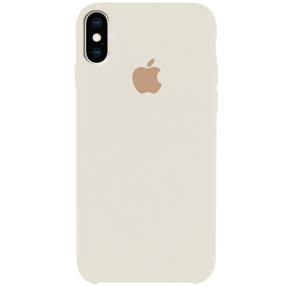 

Чехол Silicone Case (AA) для Apple iPhone XS Max (6.5"), Бежевый / antigue white