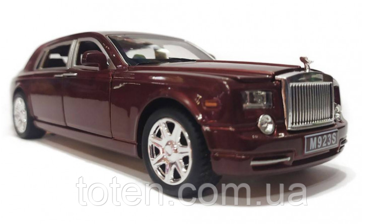 

Коллекционная машинка Rolls-Royce Phantom 7687 Автопром открываются двери, капот и багажник. Бордовый Т, Разные цвета