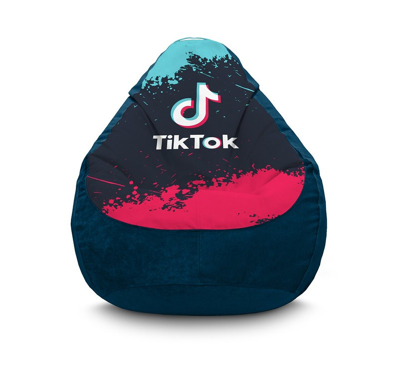 

Кресло мешок iPuff "Tik Tok. Splash. Dark Blue" Флок XXXL (100х135 см) Синий