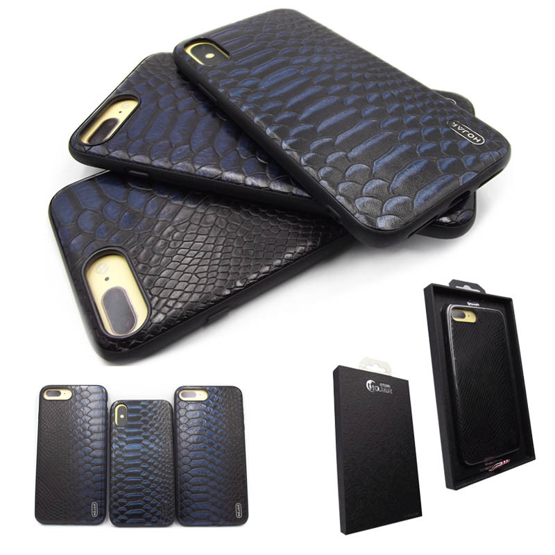 

Чехол Hojar Snake Leather Samsung S9+ black/blue