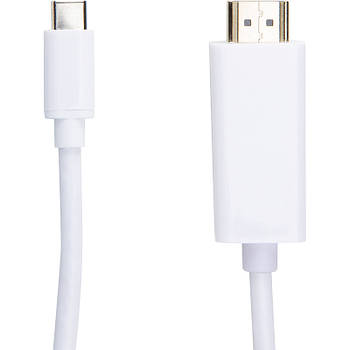 Відео кабель PowerPlant HDMI male - USB Type-C, 1.8 м