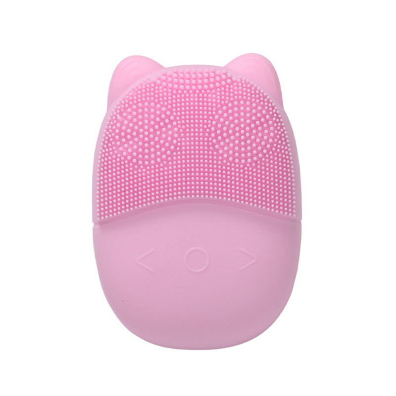 

Электрическая силиконовая щетка-массажер Lesko A3 для чистки лица Pink (5350-17015a)