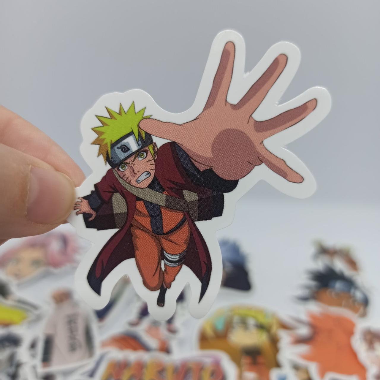 

Набор виниловых наклеек стикеров Стикерпак Naruto №2 Аниме Стикербомбинг на авто телефон ноутбук стену 62 шт, Разноцветный