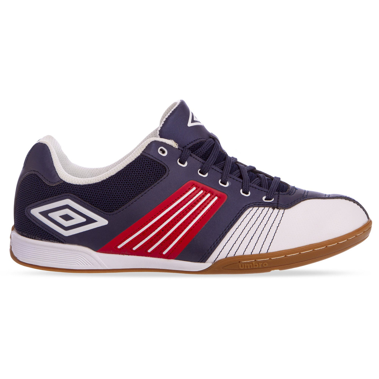 

Обувь для футзала мужская UMBRO 80542U4AO-44 размер RUS 43; USA-10; EUR-44, белый-синий-красный