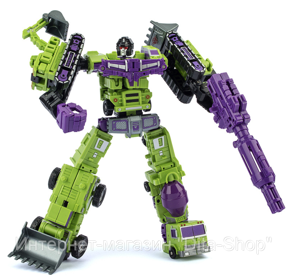 

Робот-комбайнер, Bao Hai Xing, Девастатор, 6в1, 21 см - Transformer-Combiner, Devastator, Bao Hai Xing