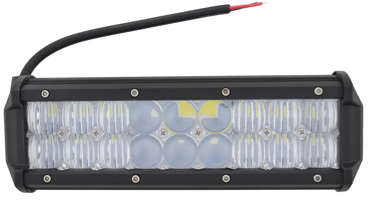 

Автофара (18 LED) 5D-54W mix 6000К (противотуманка) 6000К (фара на крышу), Черный