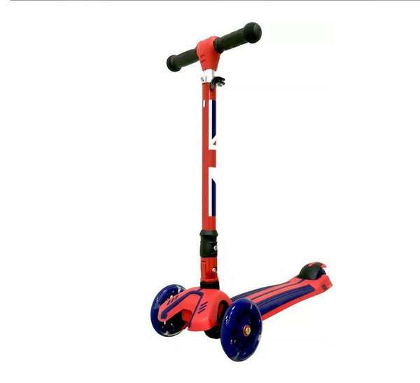 

Самокат дет. Kiddimoto UNION JACK Zoom 2, складной, Белый