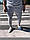 Модный мужской плотный спортивный турецкий однотонный костюм светло-серый - S, M, L, XL, фото 4