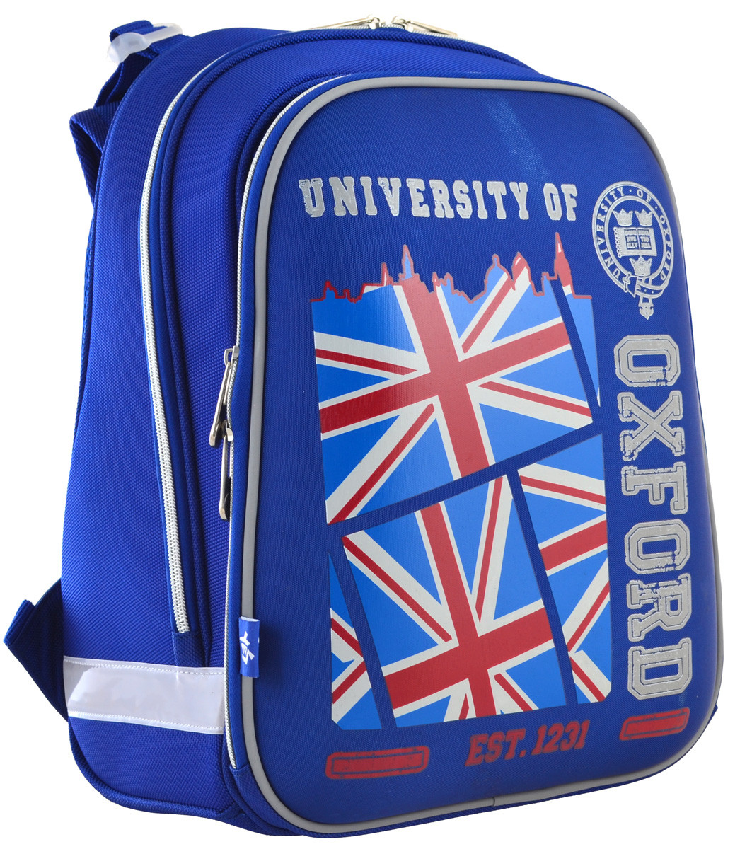 

Рюкзак шкільний каркасний YES H-12 Oxford Синій (555956)