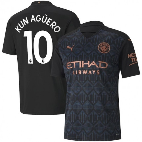 

Футбольная форма Манчестер Сити/Manchester City KUN AGUERO 10(Англия, Премьер Лига), выездная, сезон 2020-2021