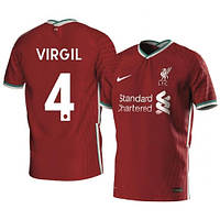 Футбольная форма Ливерпуль/Liverpool VIRGIL 4 ( Англия, Премьер Лига ), домашняя, сезон 2020-2021