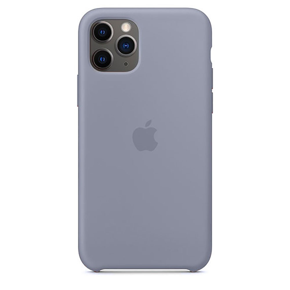 

Силиконовый чехол-накладка Silicone Case для iPhone 11 Pro Lavender gray №48, Угольно-коричневый