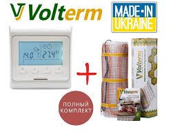 

Мат нагрівальний для монтажу в плиточний клей Volterm Сlassic Mat 870, 6.1 м²