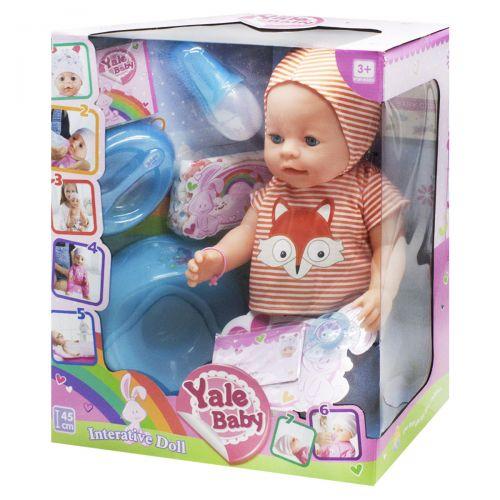 

Пупс "Yale baby", в полосатом BL037P