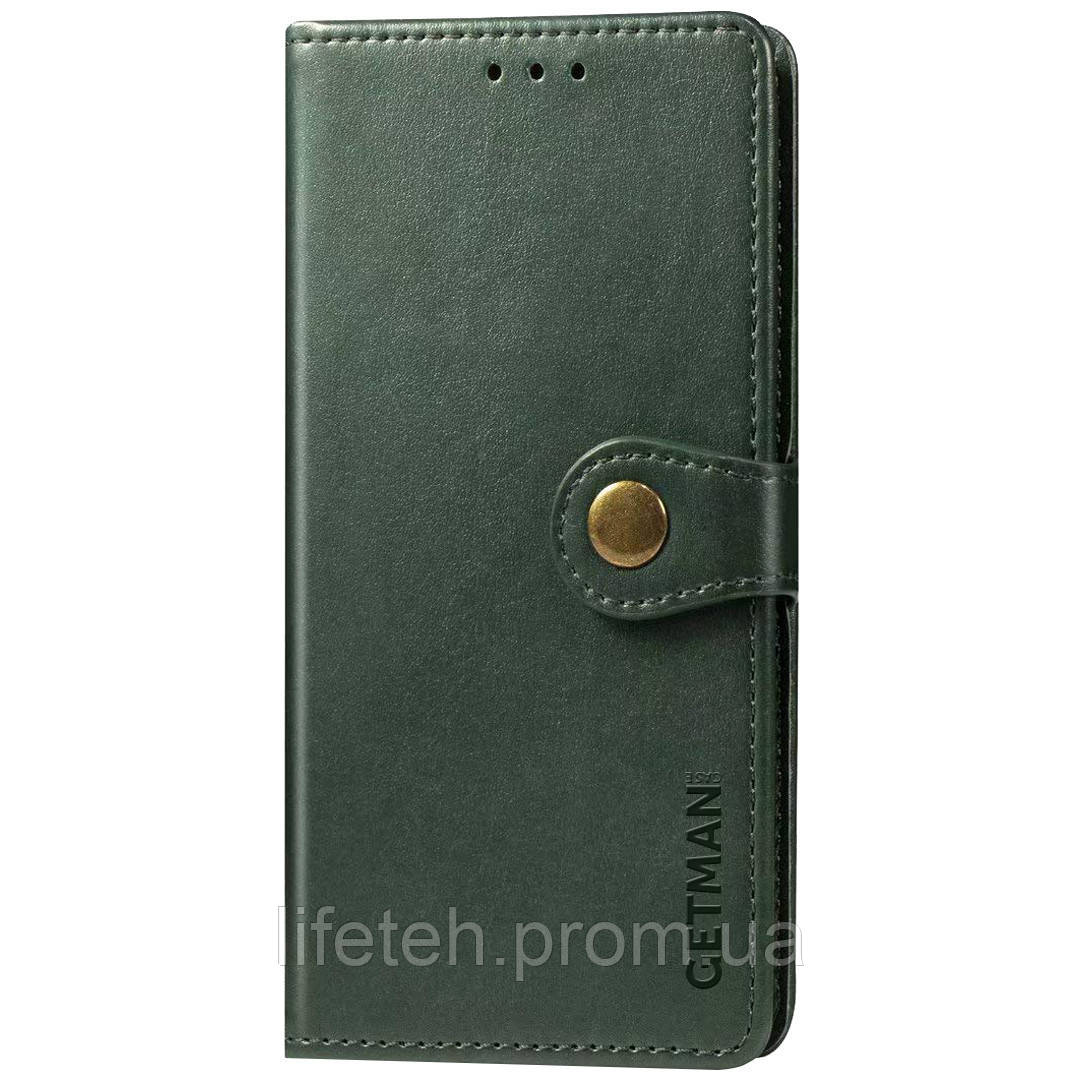 

Кожаный чехол книжка GETMAN Gallant (PU) для Xiaomi Mi 10T / Mi 10T Pro, Зеленый