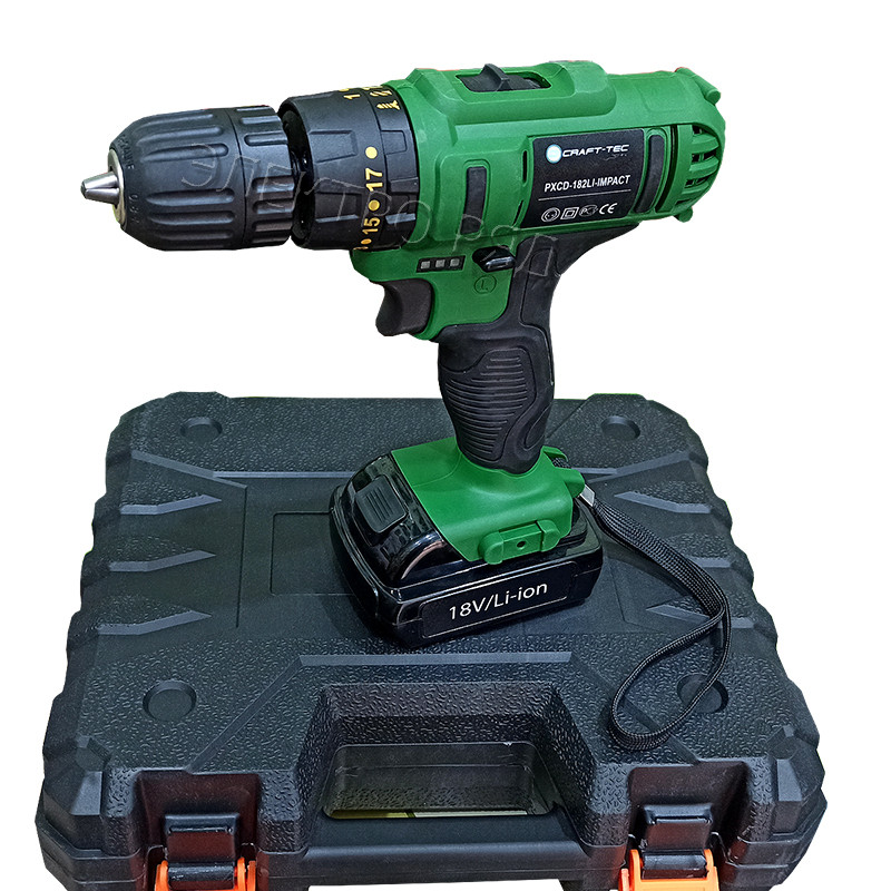 

Шуруповерт аккумуляторный Craft-tec PXCD-182Li
