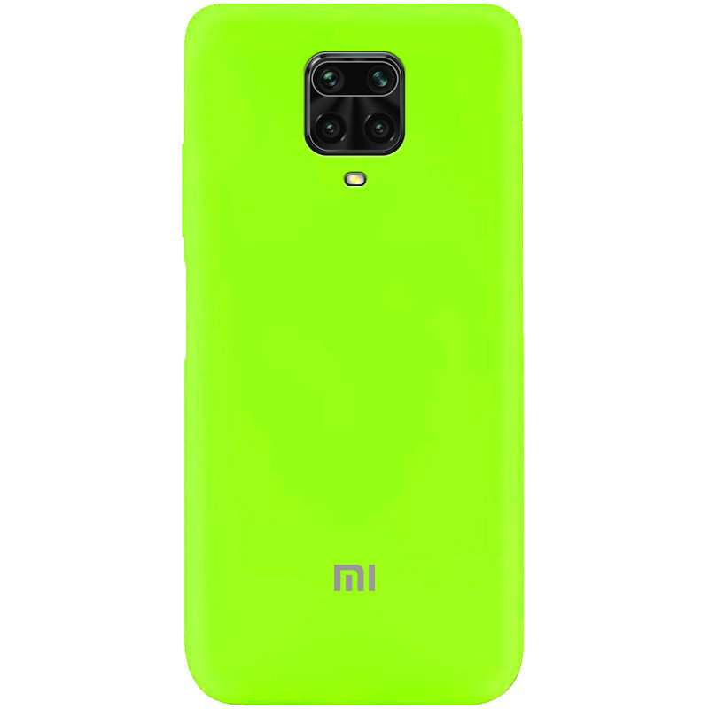 

Чехол Silicone Cover My Color Full Protective (A) для Xiaomi Redmi Note 9s/Note 9 Pro/Note 9 Pro Max Салатовый / Neon green