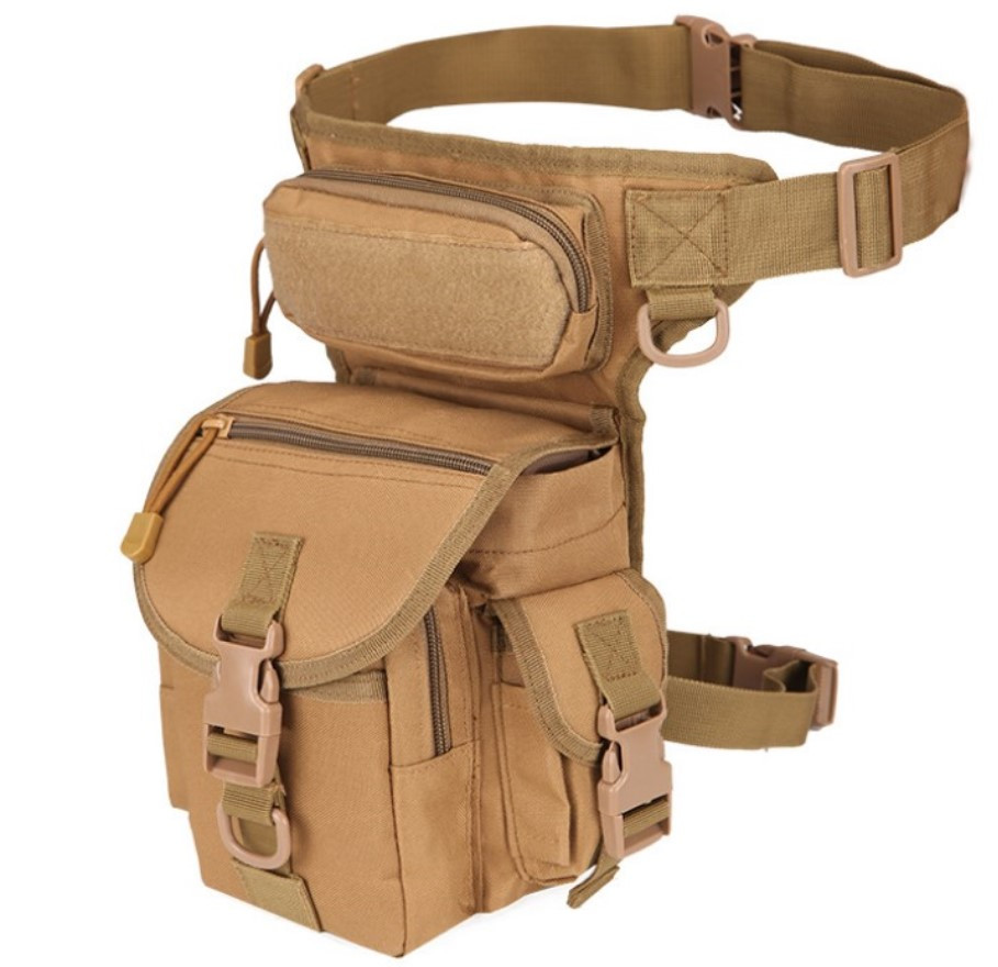

Сумка тактическая поясная Tactical Pro набедренная цвет олива объем 4 литра Койот