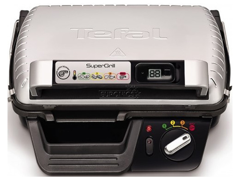 

Электрогриль TEFAL SuperGrill GC451B12. Контактный гриль, барбекю.