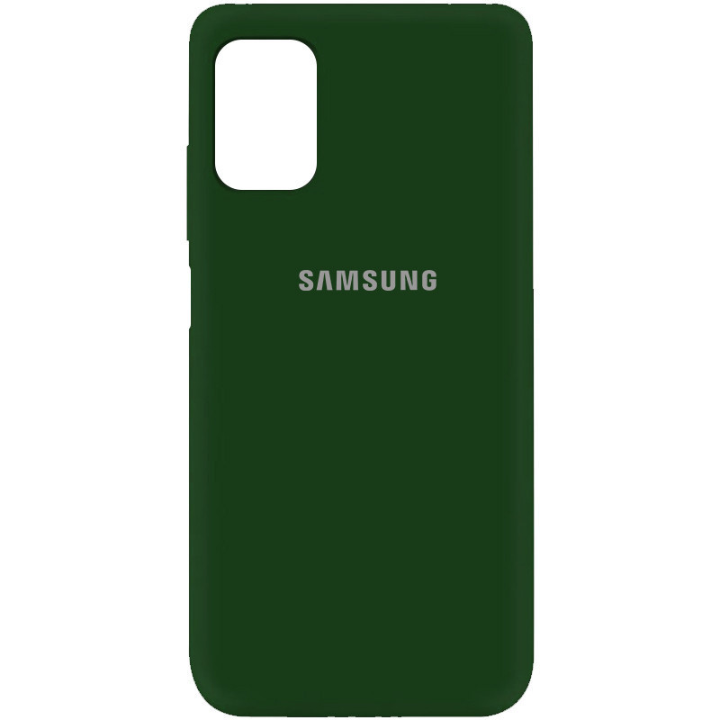 

Чехол Silicone Cover My Color Full Protective (A) для Samsung Galaxy M51 Зеленый / Dark green