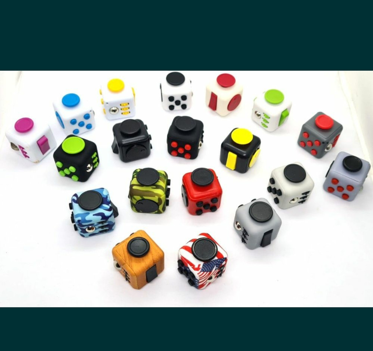 

Фиджет-кубик 3.3х3.3х3.3 см Fidget Cube mini Антистресс спиннер куб