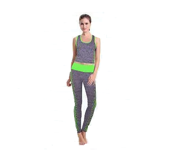 

Костюм для йоги, фитнеса, бега Yoga Wear Suit Slimming Y-112 (Салатовый)