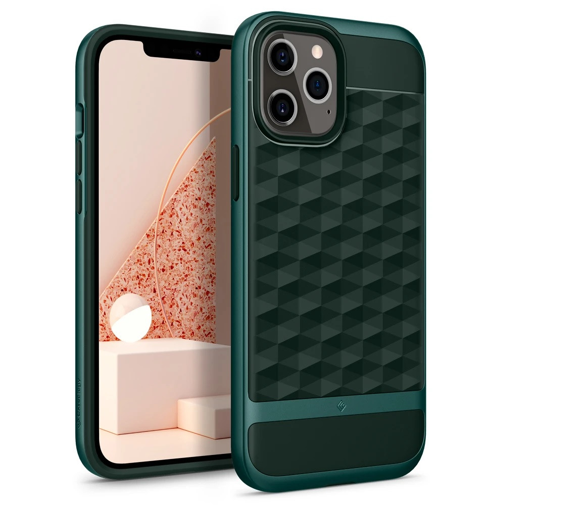 

Чехол Caseology Parallax для iPhone 12 Pro Max Midnight Green (ACS01635), Зелёный