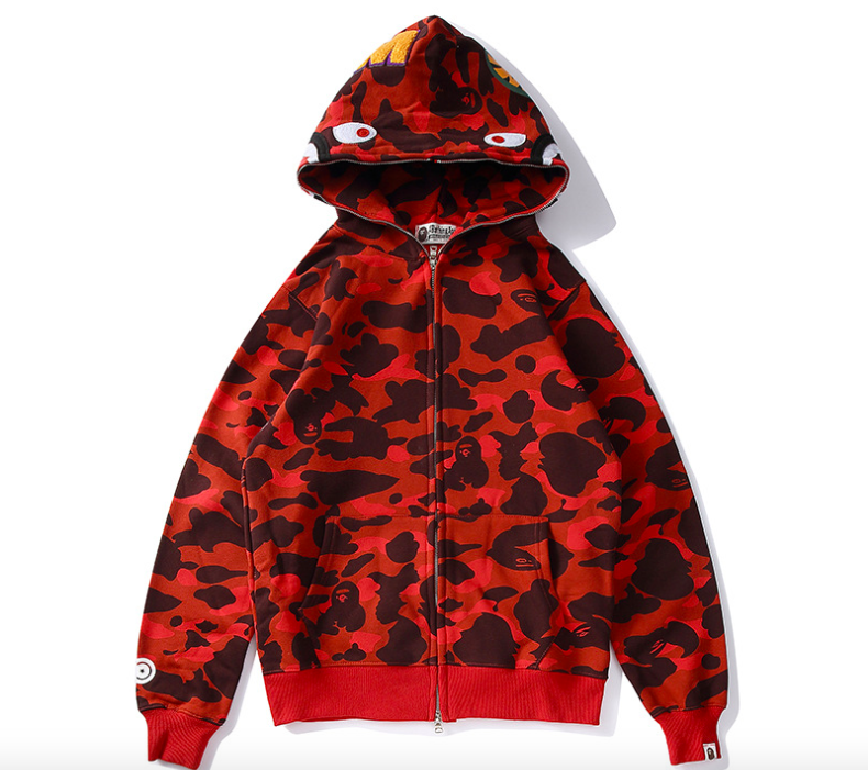 

Толстовка Bape Shark Camo red ⏩ Наличие: (XL)-2 (XXL)-2