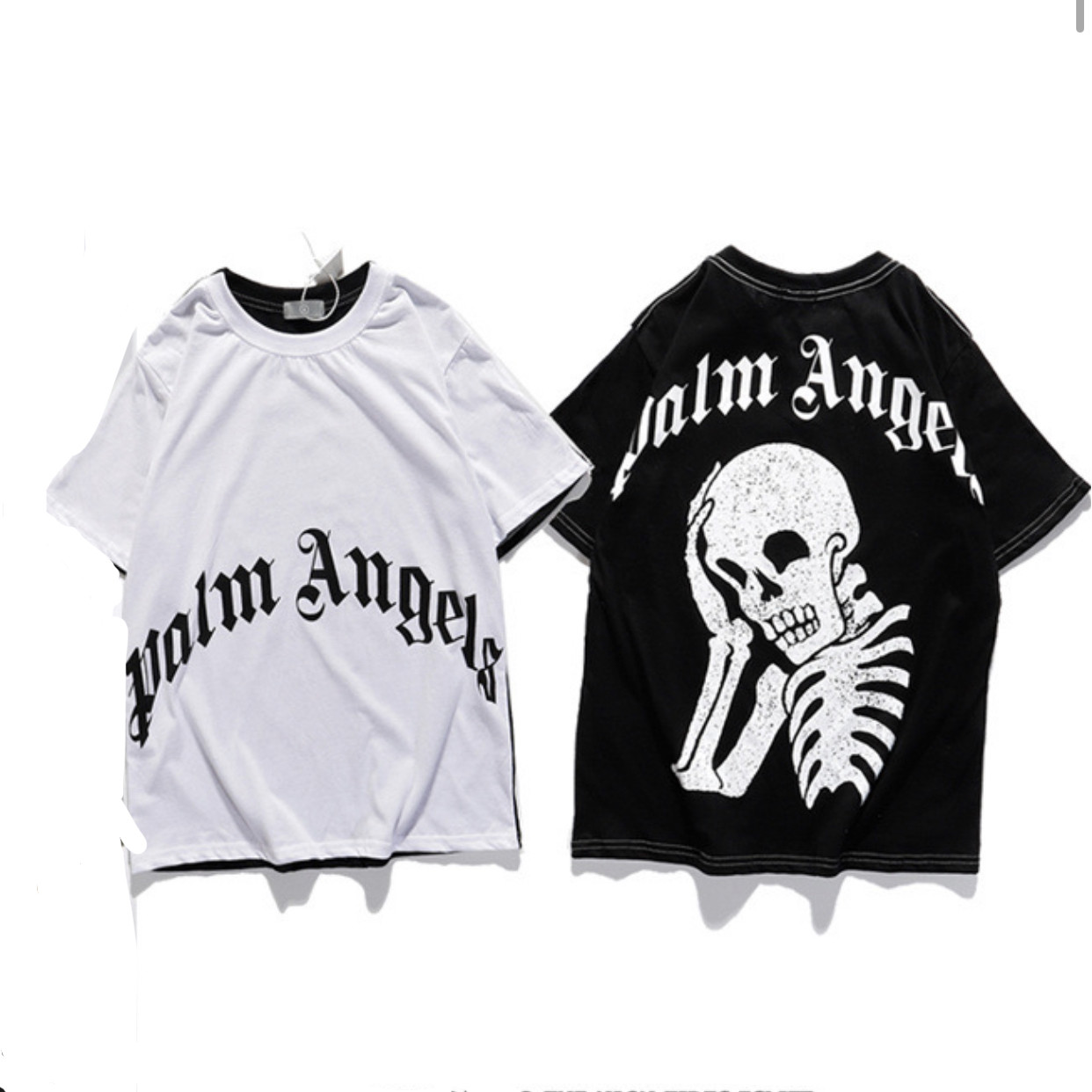 

Двухцветная Футболка Palm Angels Skull Think ⏩ Наличие: (M)-1 (L)-1 (XL)-1