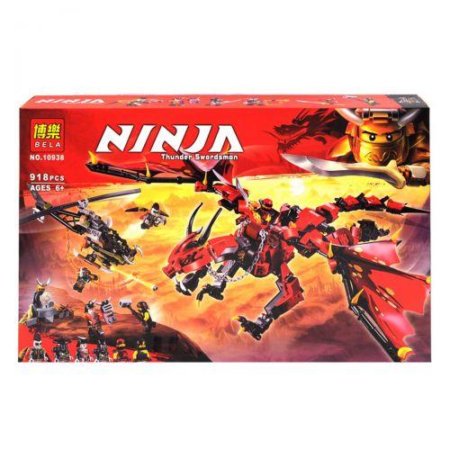 

Конструктор "Ninja: дракон и вертолет", 918 дет