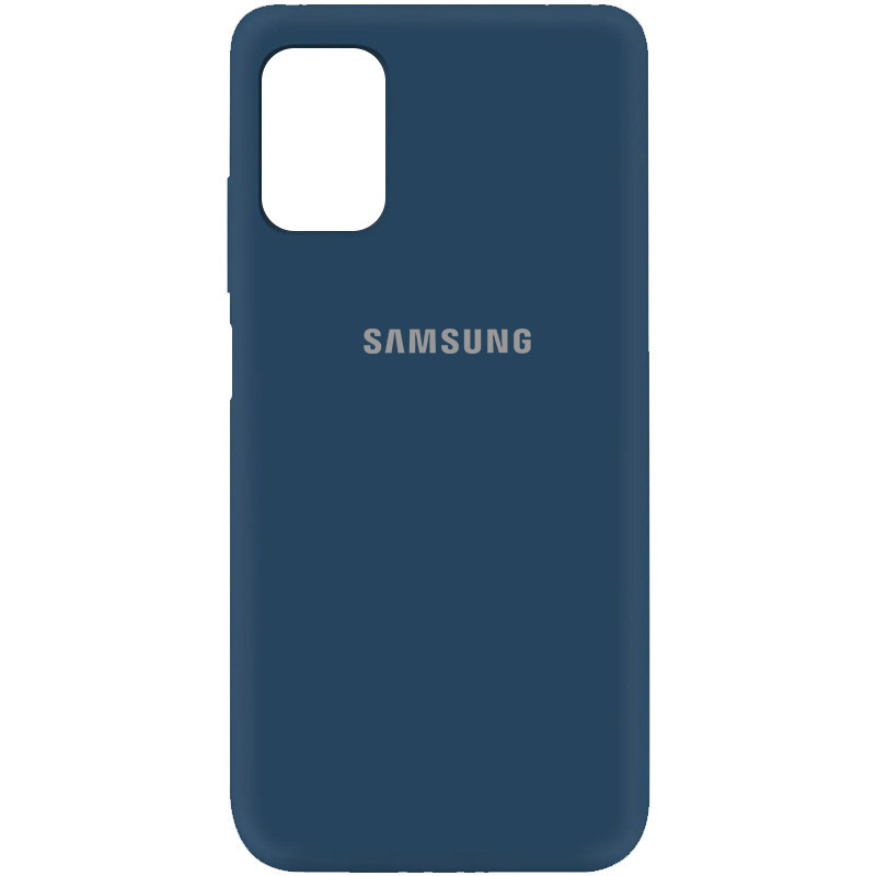 

Чехол Silicone Cover My Color Full Protective (A) на телефон Samsung Galaxy M51 Синий / Navy Blue