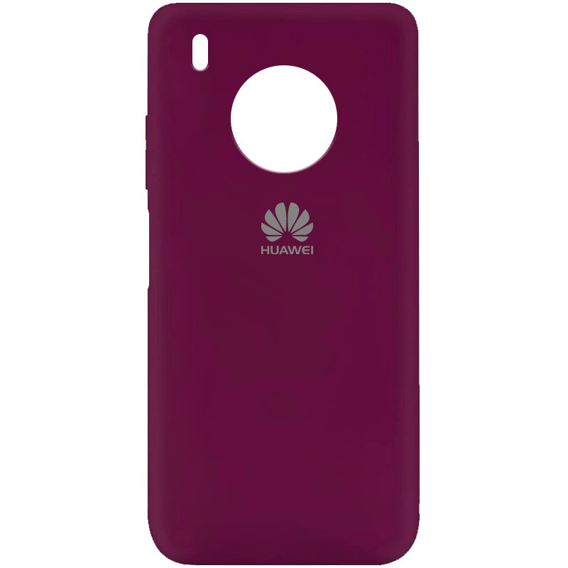 

Чехол Silicone Cover My Color Full Protective (A) на телефон Huawei Y9a, Бордовый / marsala