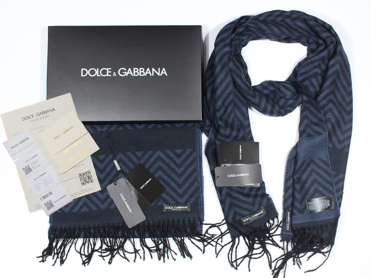 

Шарф Dolce&Gabbana CK1567 синий