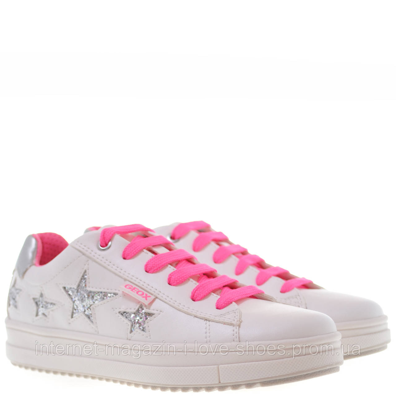 

Кеды детские Geox J02BDB REBECCA VIT.SINT. WHITE/FUCHSIA (36-38)