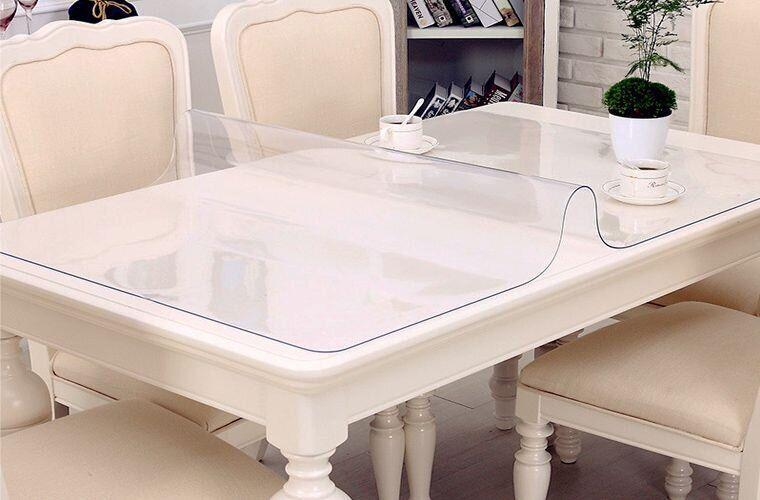 

Мягкое стекло Силиконовая скатерть для мебели Soft Glass (4.0х1.8м) толщина 0.5 мм Прозрачная, Прозрачный