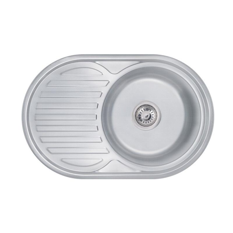 

Кухонная мойка Lidz 7750 Decor 0,6 мм (LIDZ775006DEC), Сталь