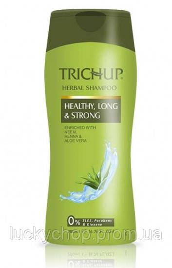 

Шампунь травяной - здоровые, длинные и сильные, 200мл (TRICHUP Shampoo Healthy, Long-Strong)