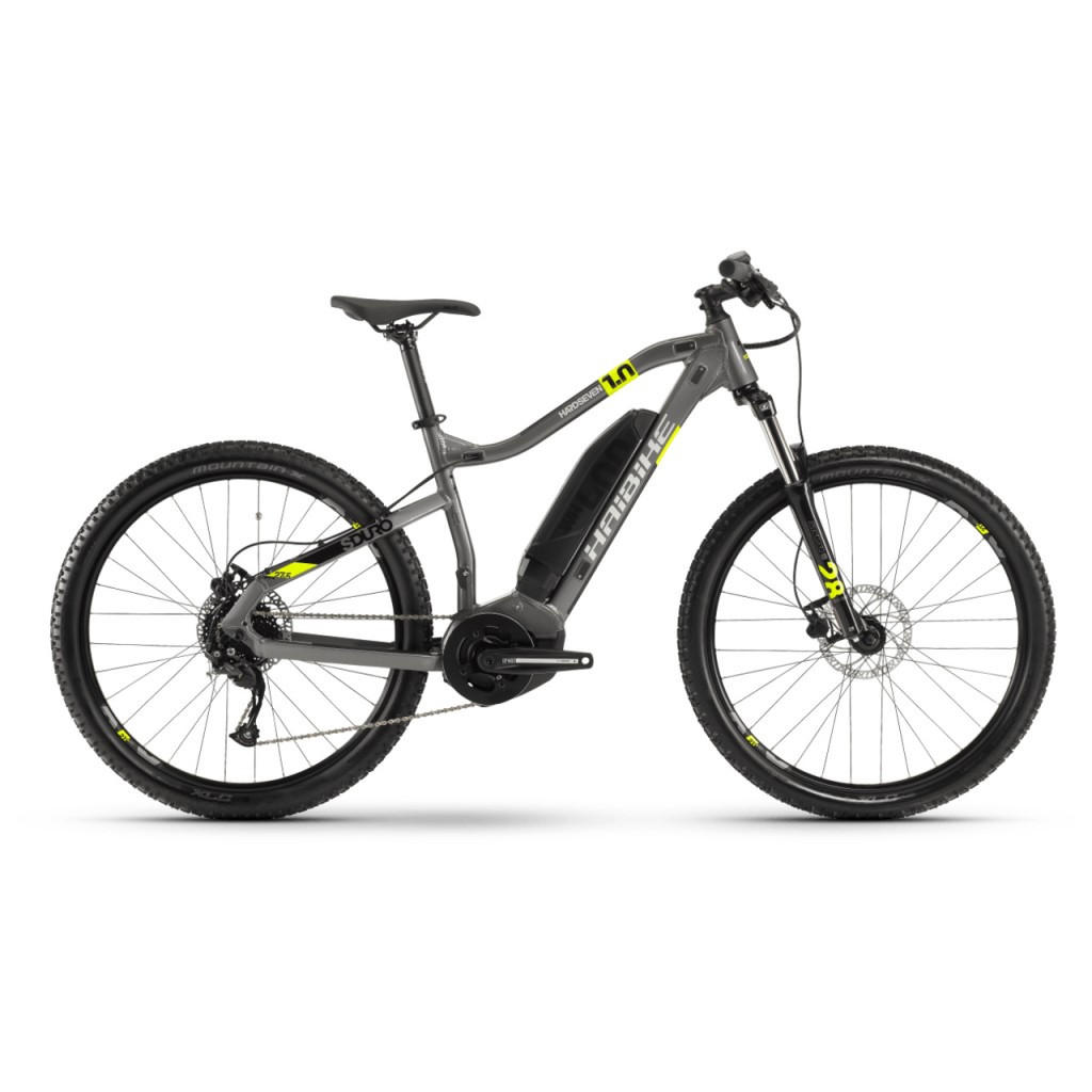 

Электровелосипед Haibike SDURO HardSeven 1.0 400Wh 9 s. Altus 27,5", рама L, титан-лайм-черный, 2020