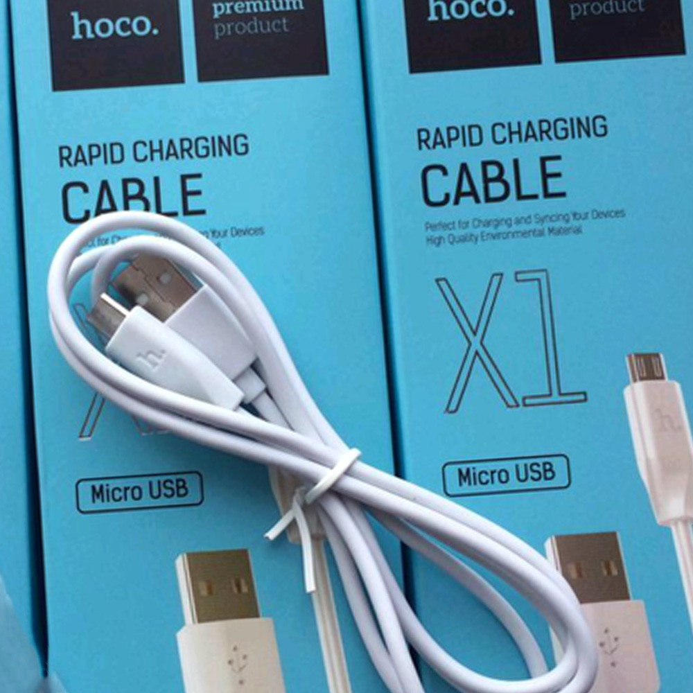 

USB Кабель Hoco X1 Micro USB 1м, Белый