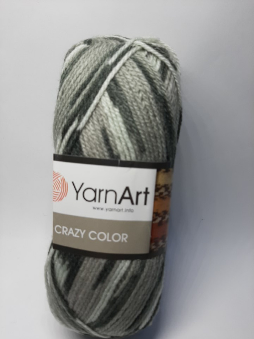 Пряжа Crazy color YarnArt (25% шерсть)