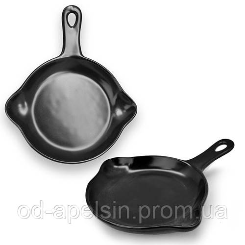 

Блюдо для подачи горячего Hot pan цена за 9шт, фарфор, черный, 20.7х16.5х2.5см, блюдо для сервировки, блюдо