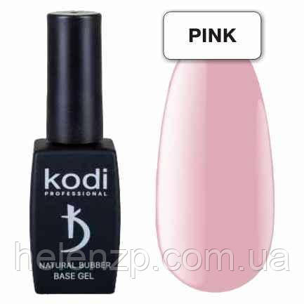 

Kodi Natural Rubber Base Pink Каучуковая основа для гель лаков Коди розовая 12 ml