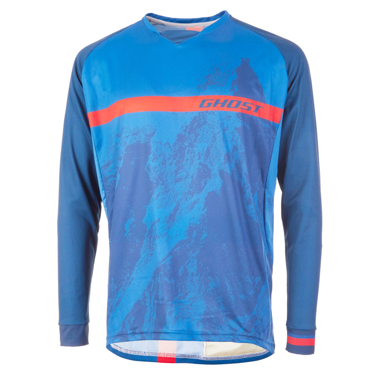 

Джерси Ghost MTN Ride Line, 3/4, XL, сине-красное