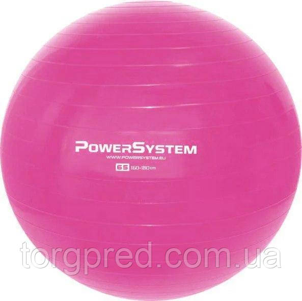 

Мяч для фитнеса и гимнастики Power System PS-4012 Pro Gymball 65 cm Pink