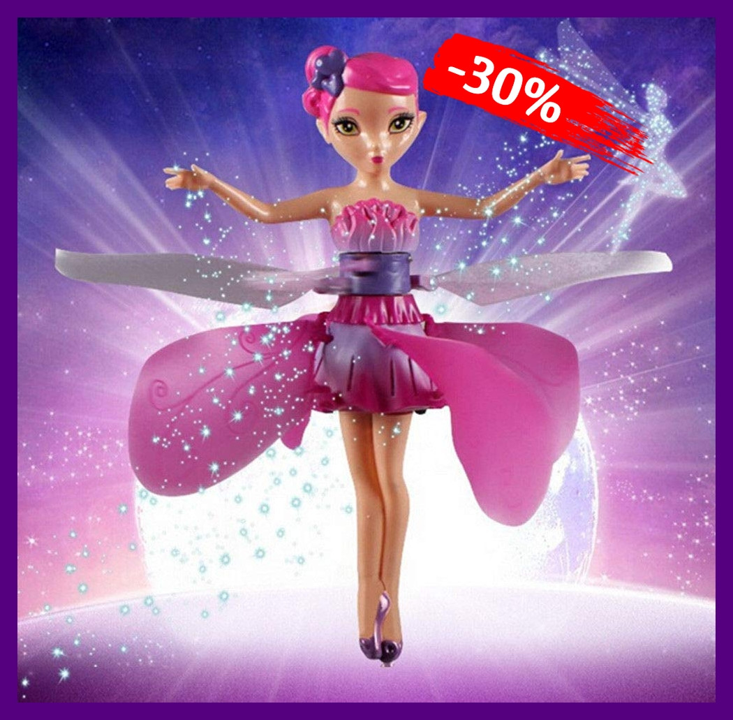 

Летающая Фея принцесса эльфов Flying Fairy кукла с управлением от руки с USB кабелем подсветкой Качество