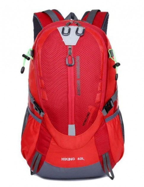 

Туристический рюкзак 40 л HongJing XS2586 водонепроницаемый / Городской рюкзак (55х37х20 см), Голубой
