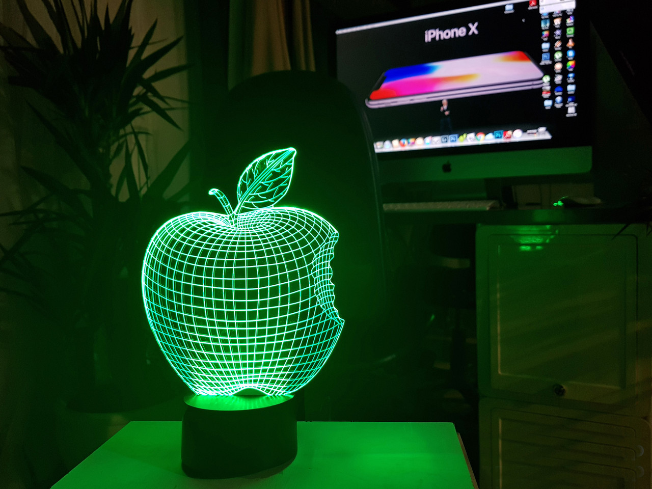 

3d светильник "Apple" 3DTOYSLAMP