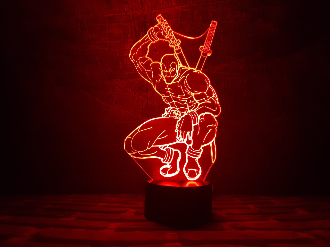 

Детский ночник - светильник "Дэдпул" 3DTOYSLAMP