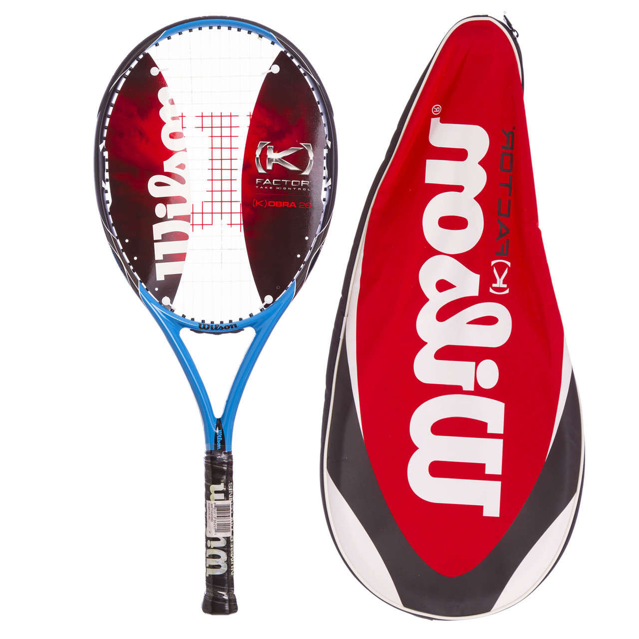 

Ракетка для большого тенниса юниорская WILSON WRT546500 KOBRA 26 (голубой)